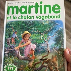 French Vintage book- Martine et le Chat Vagabond